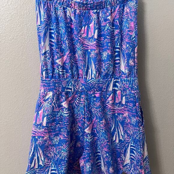 Lilly Pulitzer Jace Strapless Romper Size Small - Picture 8 of 9